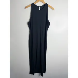 Lululemon Get Going Dress Black Size‎ 10 W1BYPS Racerback Casual Resort Vacation thumbnail 3