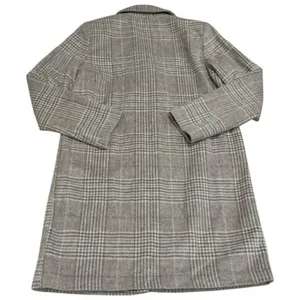 NEW Sam Edelman Double Breasted‎ Windowpane Plaid Coat Holiday Chic Old Money S thumbnail 5