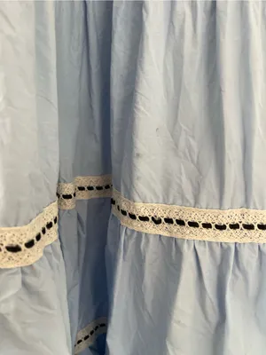 Light Blue Smocked Maxi Dress thumbnail 6