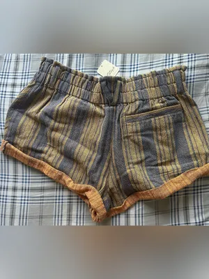 NWT! Free People Solar Flare Baja Striped Shorts thumbnail 4