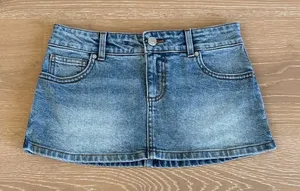 Sunny De Supre Mini Skirt Denim Size XS / US 2 in Blue thumbnail 1