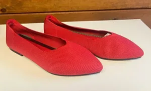 Atalina Woven Ballot Red Flats Shoes Sz 6 NIB thumbnail 1