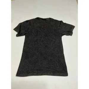 Super Massive Sunrise Graphic T-Shirt Small Black Acid Wash Skeleton Guitar NWT thumbnail 2