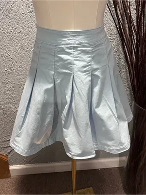 🌸AMERICAN EAGLE BLUE PLEATED MINI SKIRT SIZE 6🌸 thumbnail 3