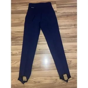 Vintage Obermeyer Ski Pants Womens Navy Blue Stirrup Snow Wool Blend Size 6 Long thumbnail 6