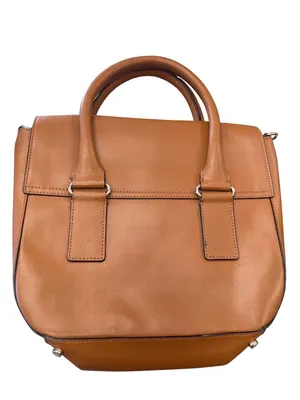 Kate Spade NY womans brown leather satchel shoulder handbag SKU 10-054 thumbnail 6