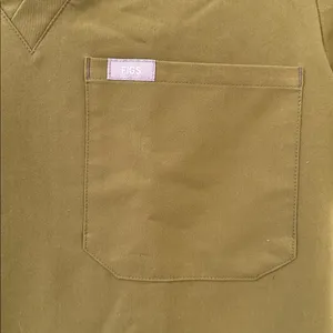Figs women’s technical olive scrub top size small thumbnail 2