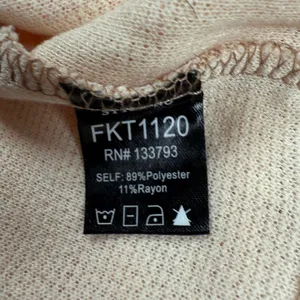 POL Sweater Womens Medium Cream‎ Beige Pullover Shirt Boho Cottagecore FKT1120 thumbnail 7