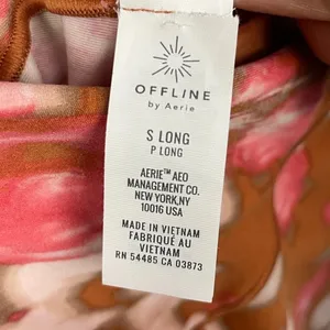 OFFLINE By Aerie Brown Pink Real‎ Me High Waisted Crossover 7/8 Long Legging thumbnail 6