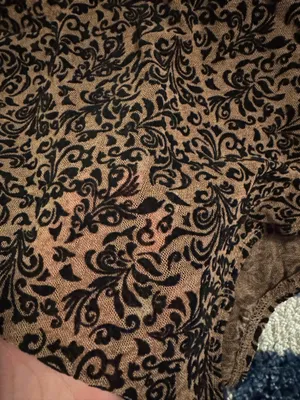 Taupe and Black Windsor off the shoulder long sleeve bodysuit thumbnail 5