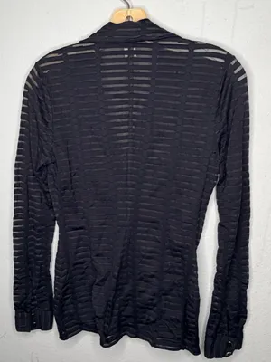 Cache Black Sheer Blouse thumbnail 5