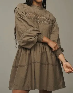 Anthropologie Pilcro Mock-Neck Swing Mini Dress, Size XS thumbnail 1