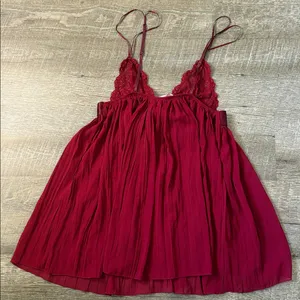 Victoria’s Secret Red Babydoll Chemise Size Small thumbnail 3