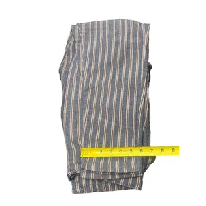 Gianni Lupo Women's Blue Pleated Drawstring loose fit pants Size M SKU 1369 thumbnail 5