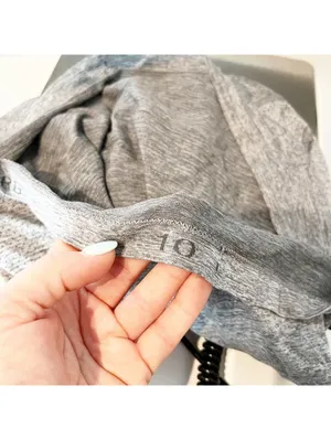 Lululemon Swiftly Tech Short-Sleeve Shirt Hip Length Heathered Gray Women's 10 thumbnail 4