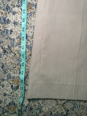 Antonio Melani Women's Size 8 Beige Brown Pinstripe Wide Leg Dress Pants thumbnail 6