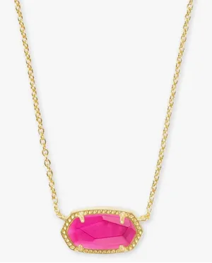 Kendra Scott Necklace Elisa Pendant Gold thumbnail 1