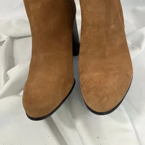 Sam Edelman Tan Suede OTK Boots 7 Leather‎ Heel Wrap Strap Tall Zip Buckle thumbnail 13
