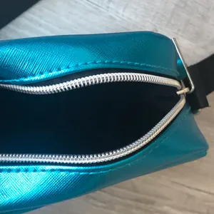 Metallic Blue Crossbody Bag thumbnail 4