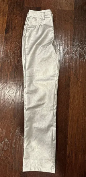 Metallic Jeans Silver Size M thumbnail 3