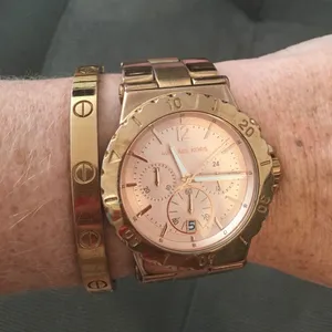 Michael Kors Rose Gold Chronograph Stainless Steel Watch thumbnail 14