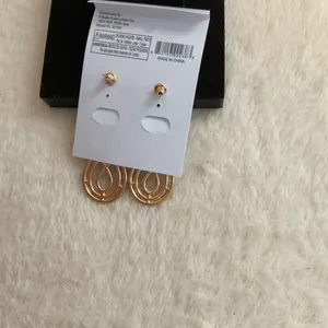 D’Bello rhinestone Drop Earrings Gold thumbnail 4