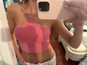Pink Halter Top ZARA thumbnail 1