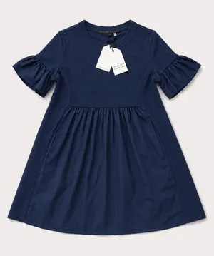 English Factory - Mixed‎ Media Ruffled Short-Sleeve Mini Dress thumbnail 1