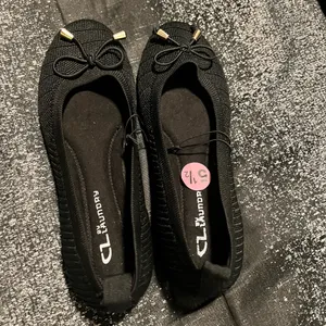 Womens 5.5 NWOT Chinese Laundry Black Knit Ballet Flat Slip On Shoes thumbnail 4
