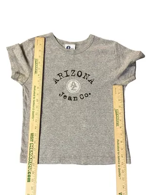 Arizona Jean Co T Shirt Womens S Gray Logo Y2K Tee Used thumbnail 8
