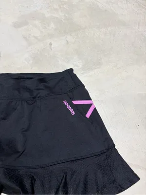 Reebok Women's Black Athletic Skort with Pink Accents medium thumbnail 5