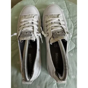 Converse All Star Shoreline Sneakers White Low Top Lace Up Textile Womens US 8 thumbnail 11