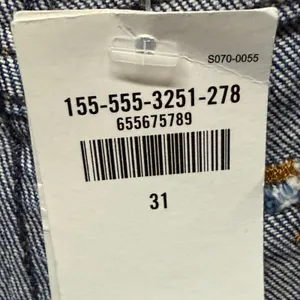 Abercrombie & Fitch The Vintage Flare Jeans Womens 31‎ Blue High Rise Raw Hem thumbnail 10