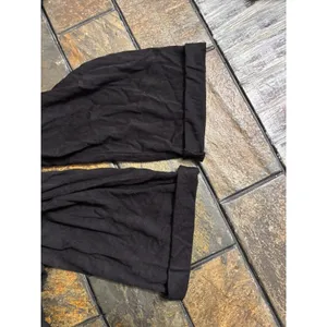 Good American Women Dress Size 7 black Jersey Slinky ruched *flaw see desc* thumbnail 4