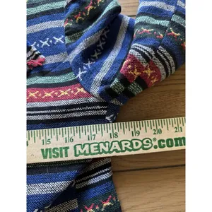 Priina Women Size Large Aztec Western‎ Country Zip Pockets Fringe Full Zip Artsy thumbnail 5