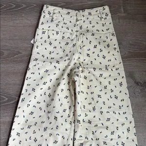 NEW Zara The Marine Straight Floral Jeans 2 thumbnail 11