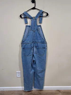 UNIF DENIM BRIT OVERALLS medium blue women’s thumbnail 6