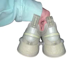 Adidas Originals Sneaker Womens 8 NMD V3‎ Running Shoe Gray Beige GZ2134 Comfort thumbnail 4