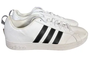 Adidas VS Advantage Sneakers Men's Sz 8‎ white Black Casual thumbnail 1