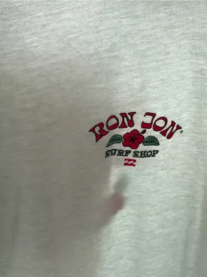 Billabong Mint Green Ron Jon Chest Graphic Short Sleeve Tee thumbnail 2