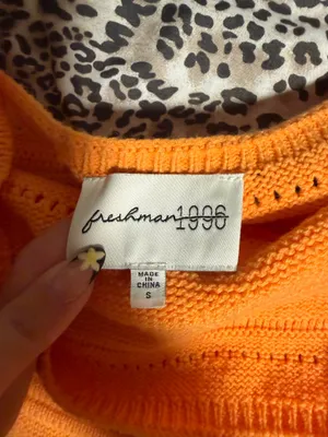 Orange Knitted Set thumbnail 6