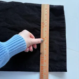 Pact Corduroy Pants Women Large Black‎ Organic Cotton Wide Leg Elastic Waist thumbnail 10