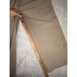 Athleta Promenade Wide Leg Cargo Pant Large Neutral French Soft Dance NWT thumbnail 10
