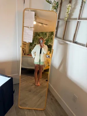 Croft & Barrow cream tuft jacket M thumbnail 7
