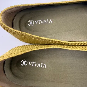 Vivaia Aria Pointed Toe Knit Flats Chartreuse Green Womens Size EU 40/ US 9.5 thumbnail 10