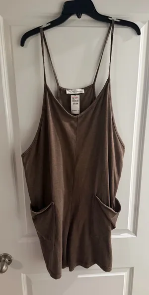 Jumpsuit shorts Brown Size XL thumbnail 1