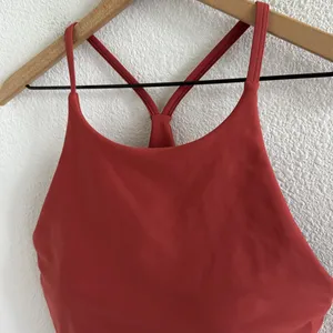 Old Navy PowerSoft Long Cherry Birch Sports Bra Light Support Large thumbnail 3