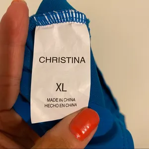 Christina (Maillots) 1 piece Blu-Blue Swim Suit Size XL NEW thumbnail 4