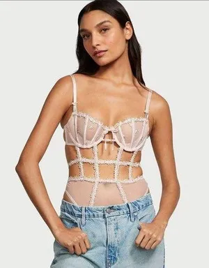 Victoria's Secret Wicked Unlined Lace Teddy thumbnail 1