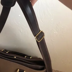 DVF Brown Multi-tone Faux‎ Suede Overnight Bag thumbnail 6